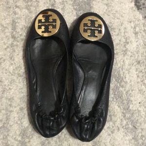 Tory Burch Minnie Travel Leather Ballet Flat Size8